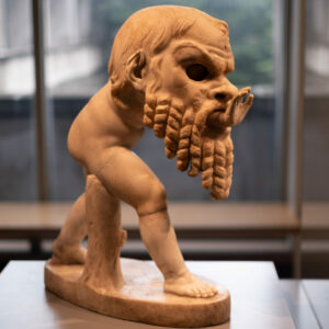 Statue of a Yound Satyr Wearing a Theater Mask of Silenos